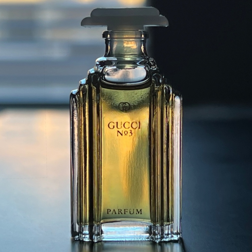 NEW GUCCI NO. 3 for women MINI PARFUM, 3 ML~EXCELLENT VINTAGE CONDITION